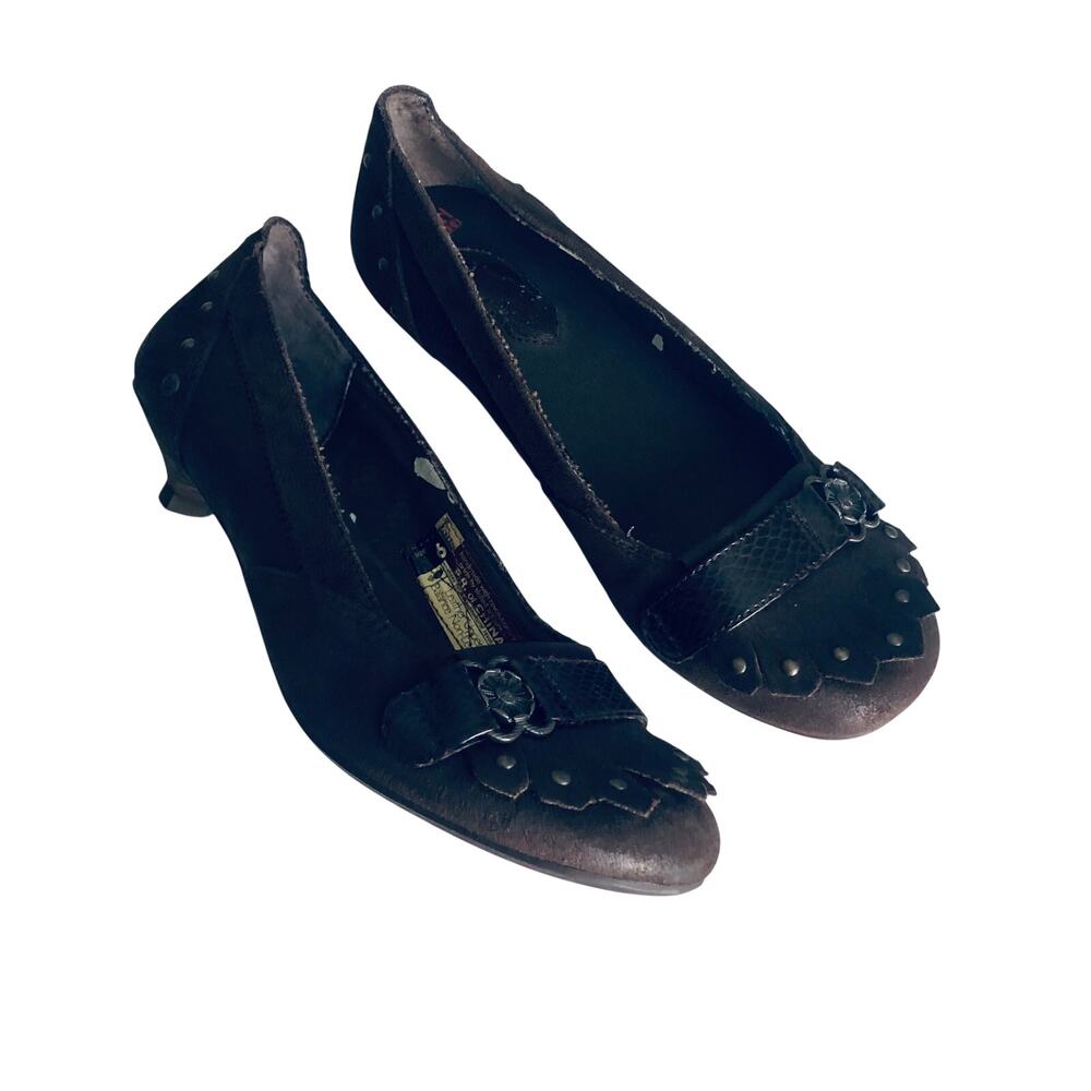 NEW London Underground Steampunk Retro Kitten Heel 6
